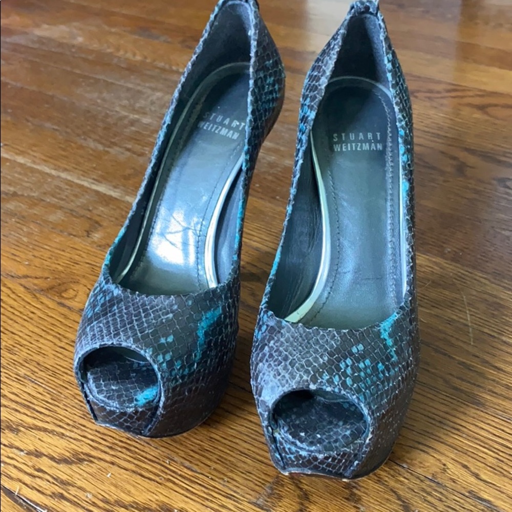 Snakeskin Stuart Weitzman - image 1